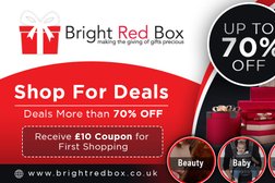 Bright Red Box in Luton